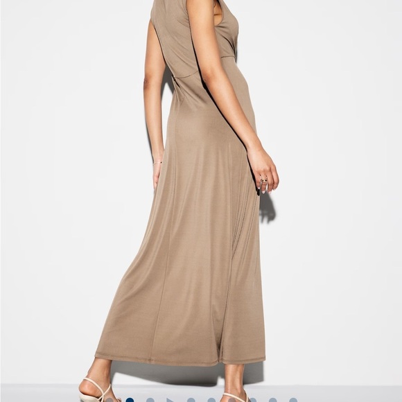 Old Navy The Occasion Twist-Front Maxi Dress – NWT – Size XL –Sedimentary - Picture 7 of 16
